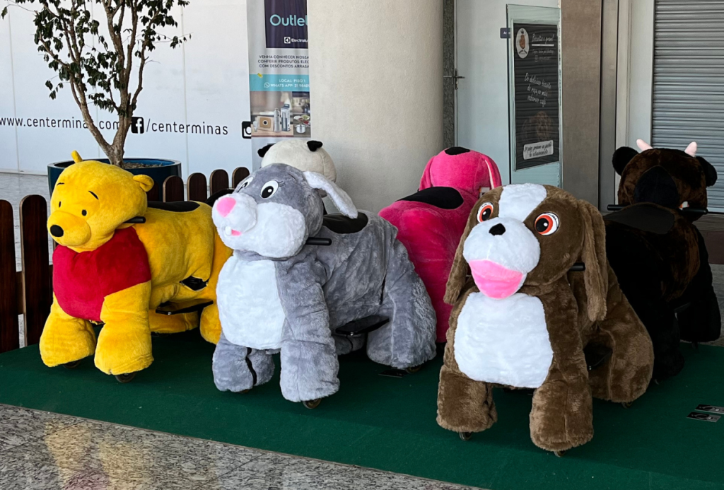 Loja de bichinhos de pelúcia motorizados chega ao Power Shopping Centerminas